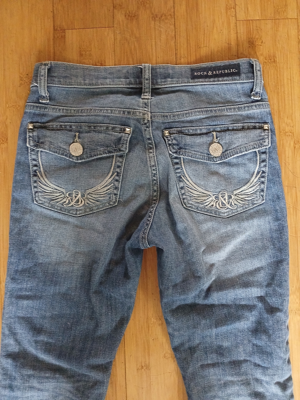 Rock & Republic Light Blue Denim Wash Jeans Woman's Size 2